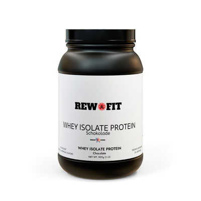 RewoFit Whey Isolate – Hochwertiges Proteinpulver für Muskelaufbau & Regeneration (907g)